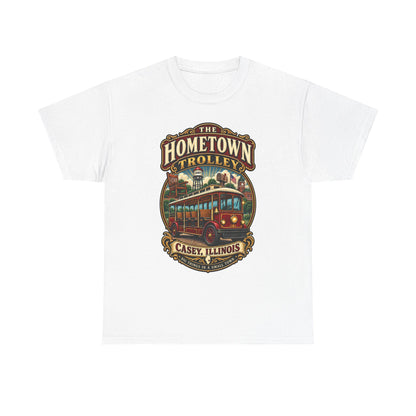 The Hometown Trolley Tee — Casey, Illinois Vintage Transit Shirt