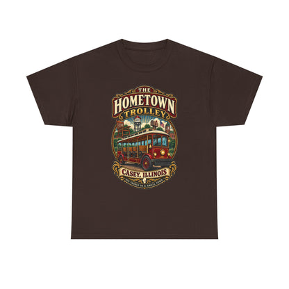 The Hometown Trolley Tee — Casey, Illinois Vintage Transit Shirt