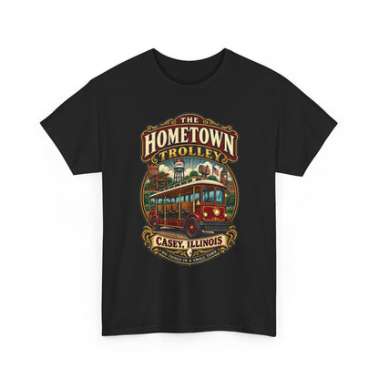 The Hometown Trolley Tee — Casey, Illinois Vintage Transit Shirt