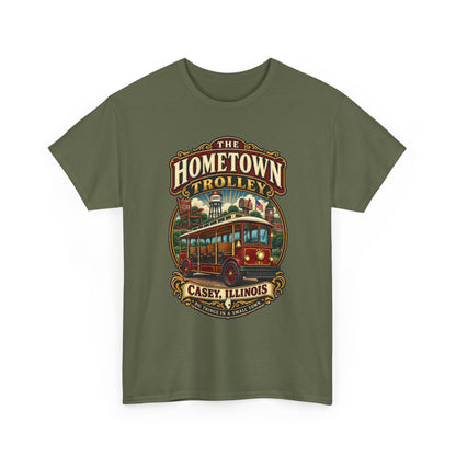 The Hometown Trolley Tee — Casey, Illinois Vintage Transit Shirt
