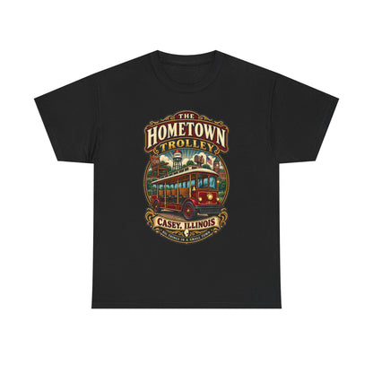 The Hometown Trolley Tee — Casey, Illinois Vintage Transit Shirt
