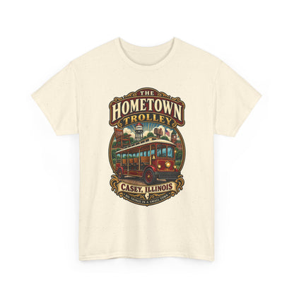 The Hometown Trolley Tee — Casey, Illinois Vintage Transit Shirt