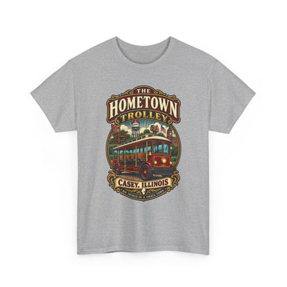 The Hometown Trolley Tee — Casey, Illinois Vintage Transit Shirt