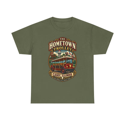 The Hometown Trolley Tee — Casey, Illinois Vintage Transit Shirt