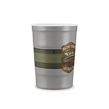 The Hometown Trolley Recyclable Steel Cup