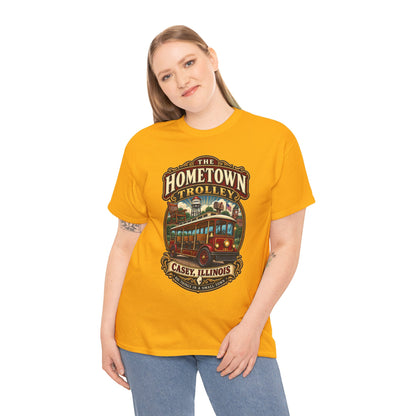 The Hometown Trolley Tee — Casey, Illinois Vintage Transit Shirt