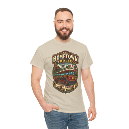 The Hometown Trolley Tee — Casey, Illinois Vintage Transit Shirt