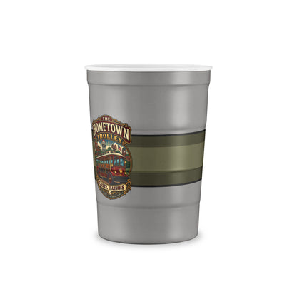 The Hometown Trolley Recyclable Steel Cup