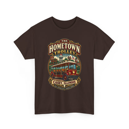 The Hometown Trolley Tee — Casey, Illinois Vintage Transit Shirt
